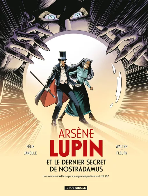 Collection GRAND ANGLE, série Arsène Lupin, BD Arsène Lupin et le dernier secret de Nostradamus - histoire complète