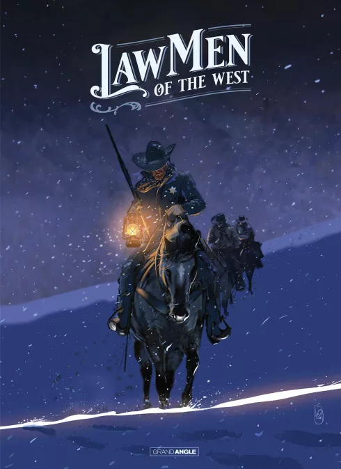 Collection GRAND ANGLE, série Collectif Western, BD Law men of the west -  tirage luxe noir et blanc