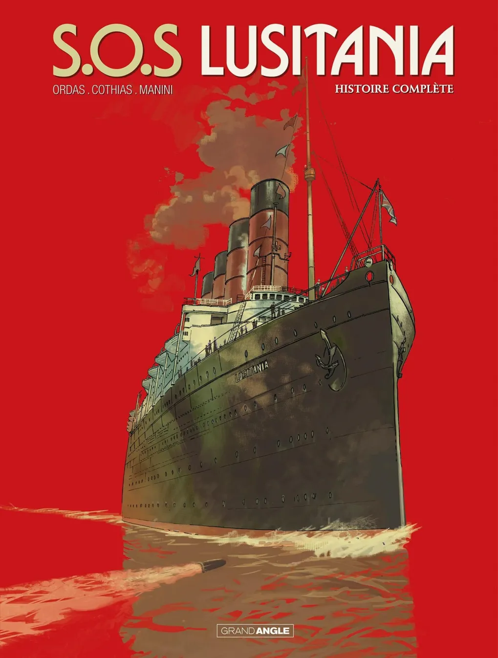 Couverture BD SOS Lusitania